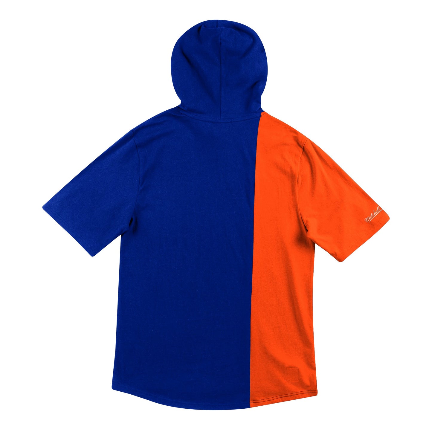 Mitchell & Ness Men's NBA Shortsleeve Split Hoody New York Knicks Hoodies