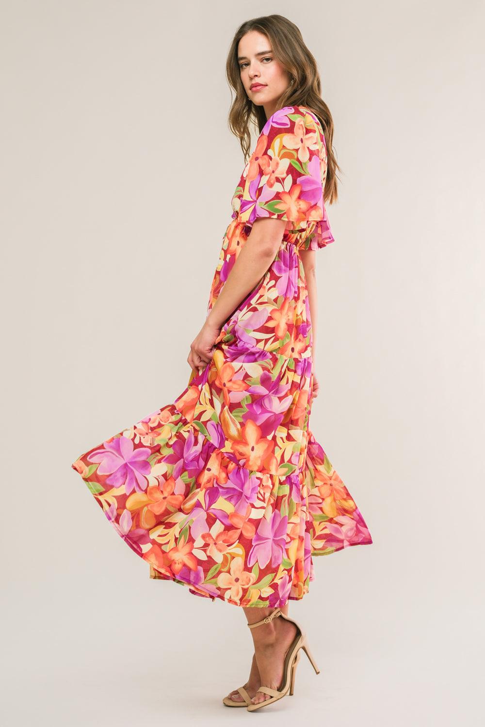 Start Looking Woven Midi Dress