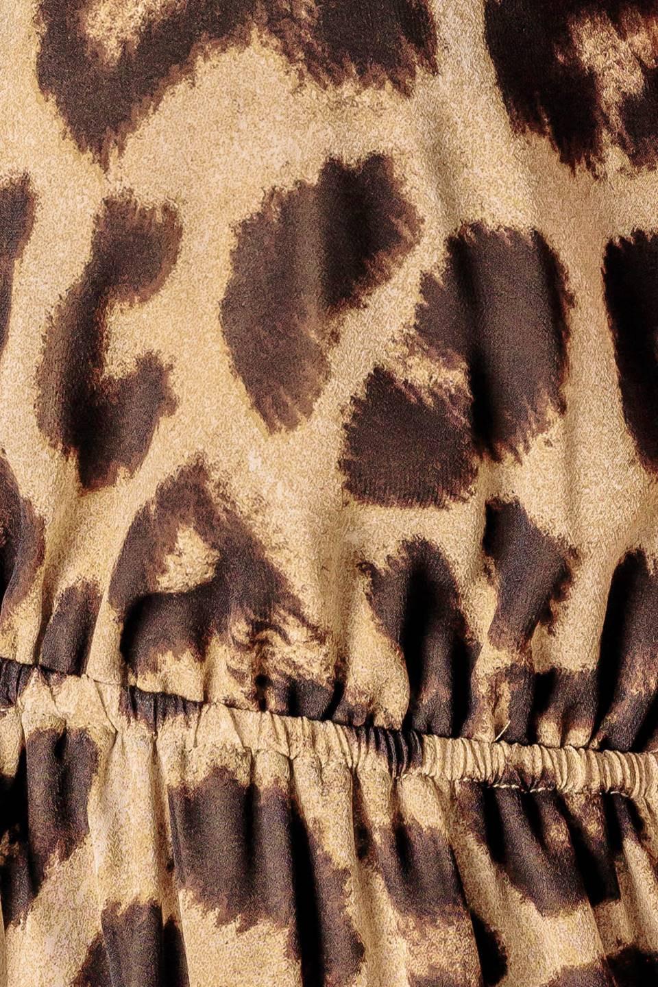 Beach Bum Leopard Woven Maxi Dress