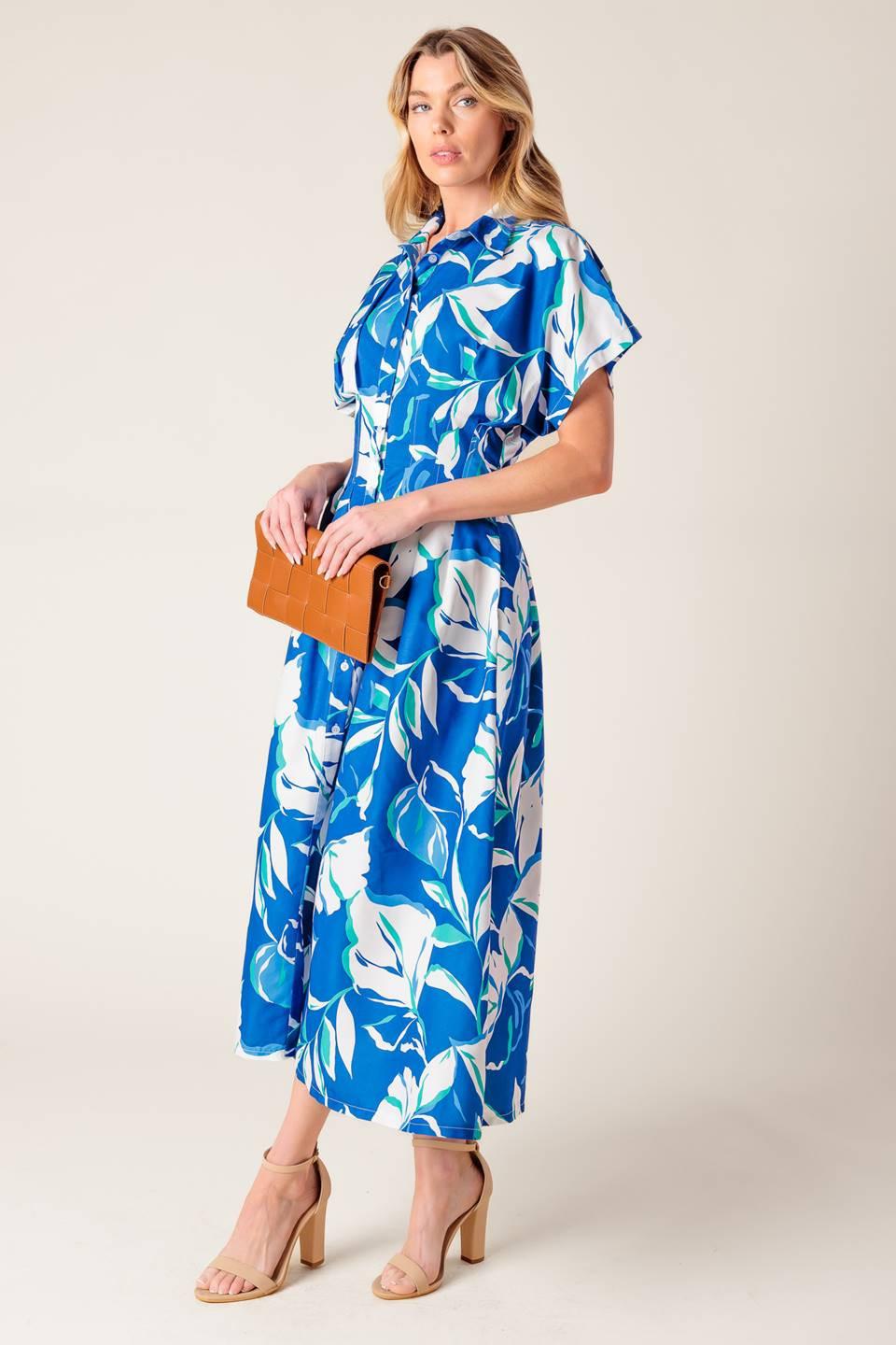 Local Art Show Woven Midi Dress