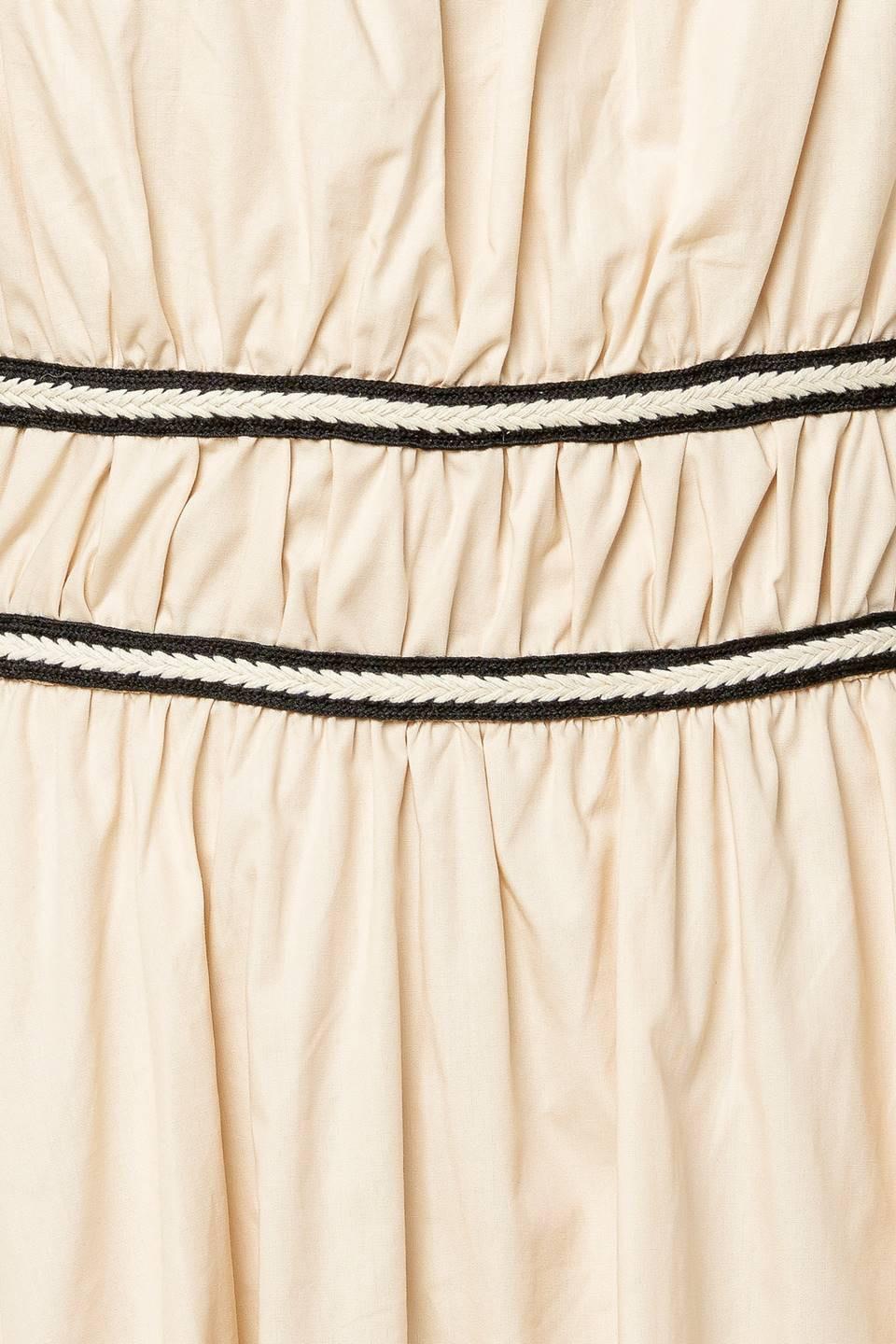 Terrific Timing Cream Woven Midi Dress