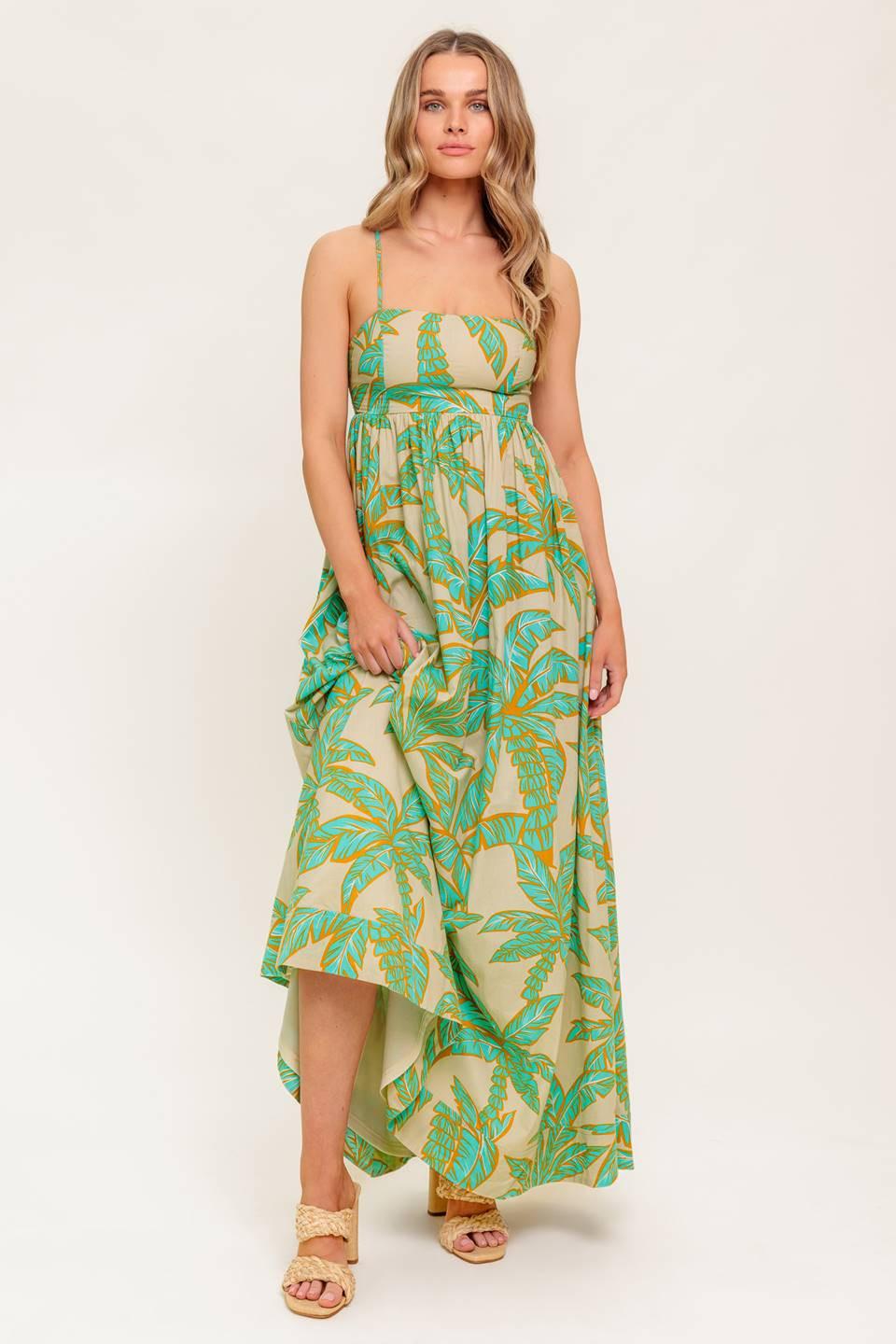 blossom maxi dress PEACH BLOSSOM MAXI DRESS