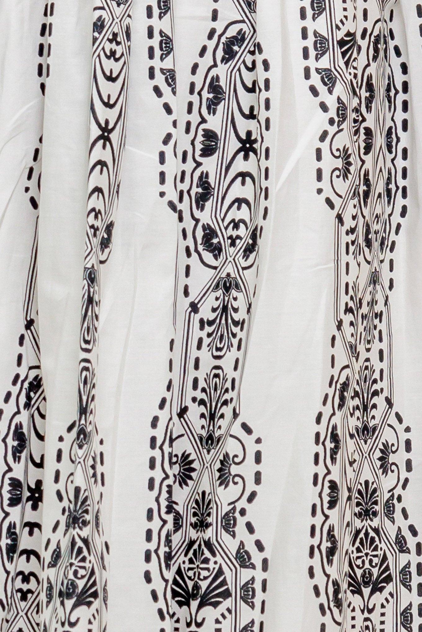 Summer Silhouette Woven Midi Dress