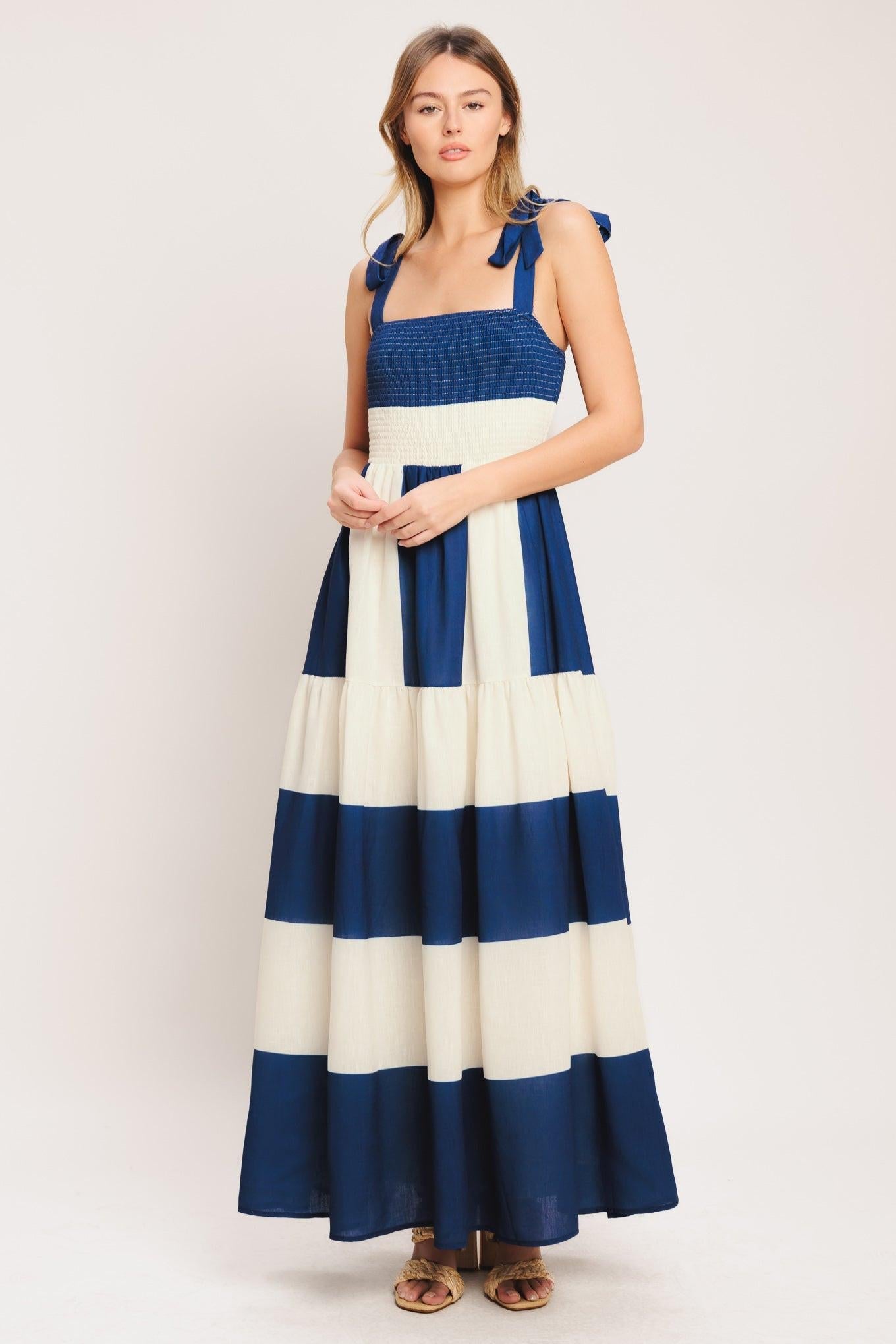 zulily formal dresses WEEKEND COAST WOVEN MAXI DRESS, OFF WHITE/BLUE / 2X semi formal dresses for birthday party
