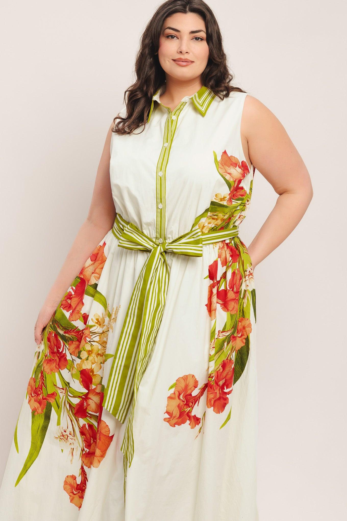 Spring Heirloom Woven Midi Dress