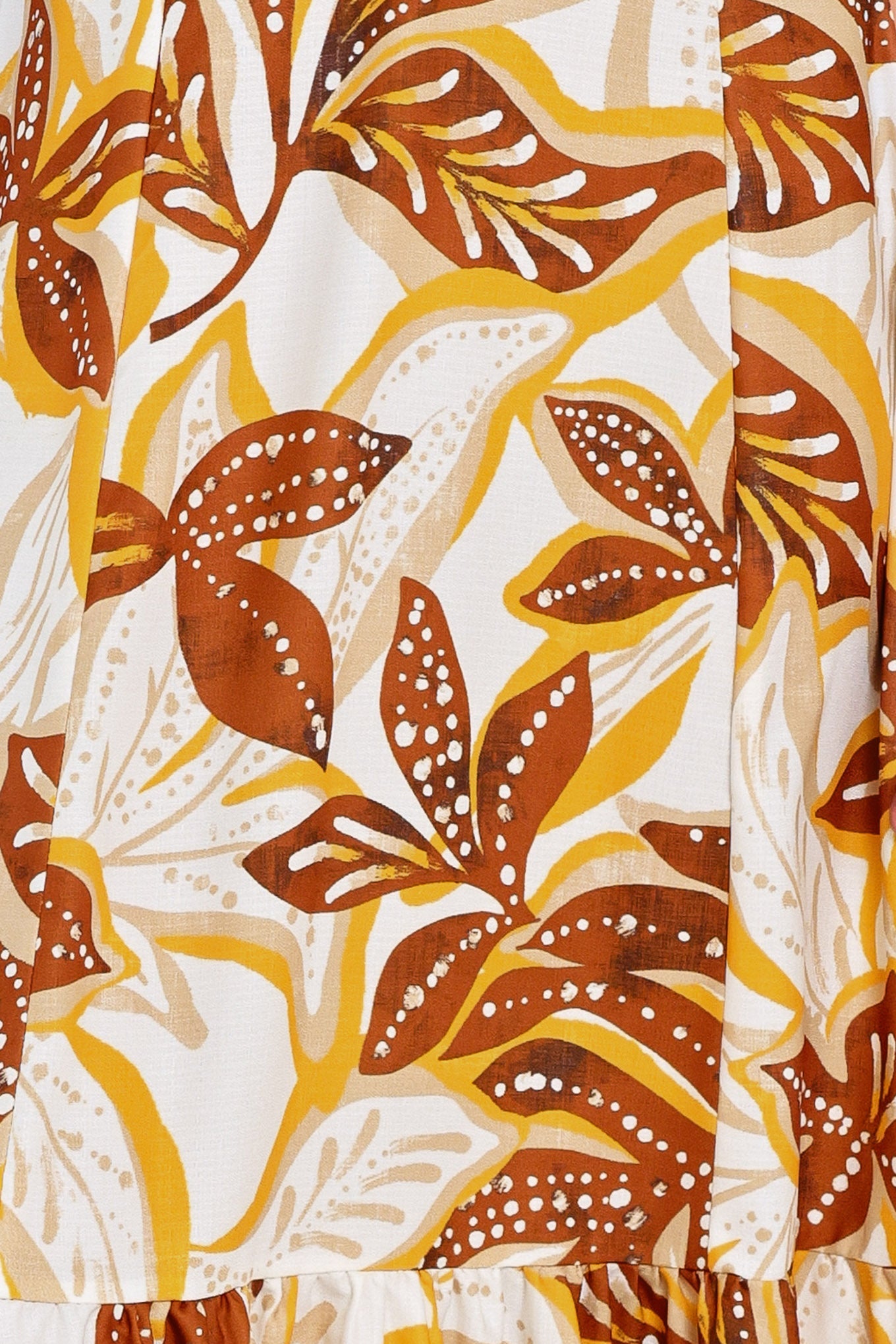 Amber Palm Paradise Woven Maxi Dress