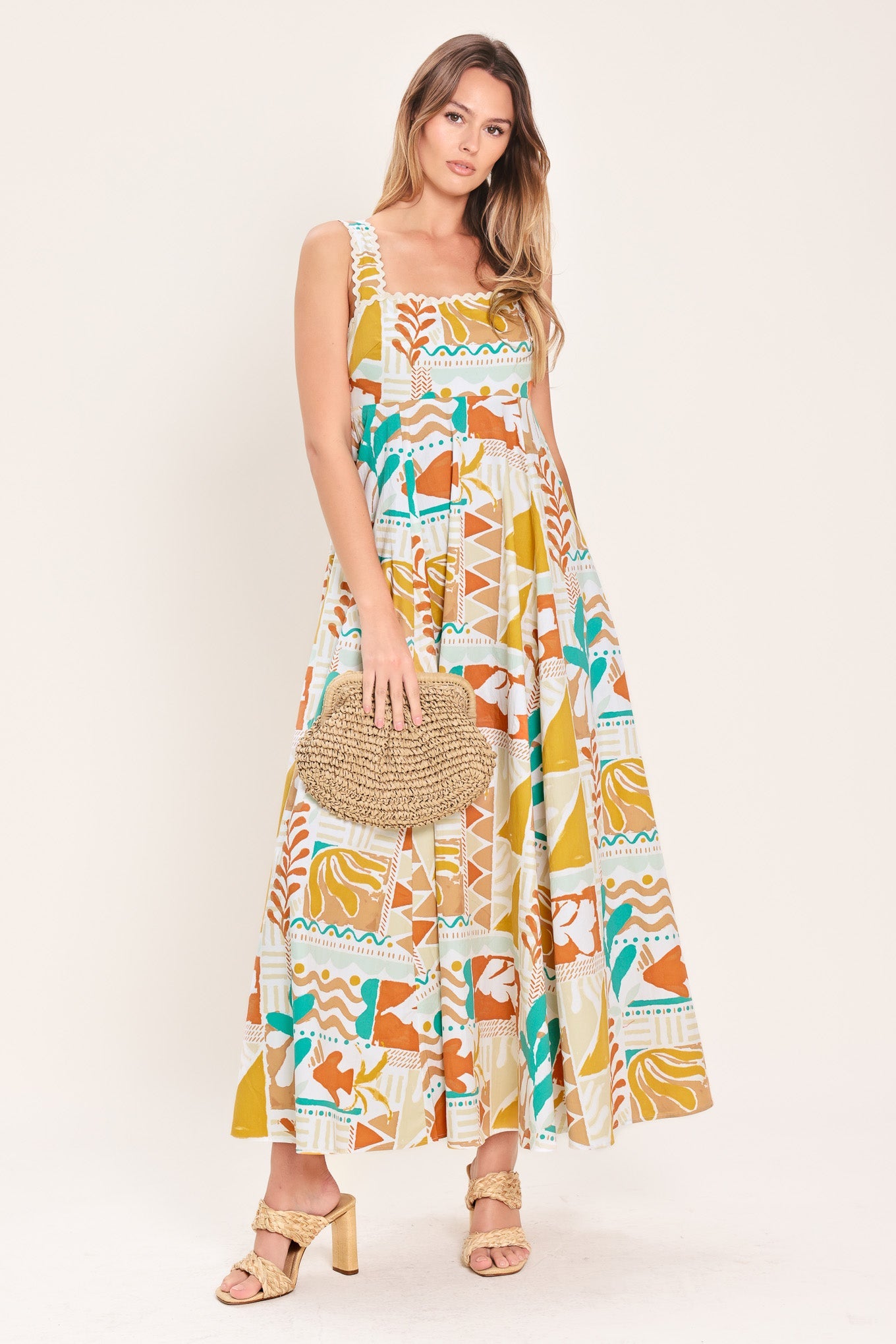 mosaic maxi dress Azalea Mosaic Maxi Dress