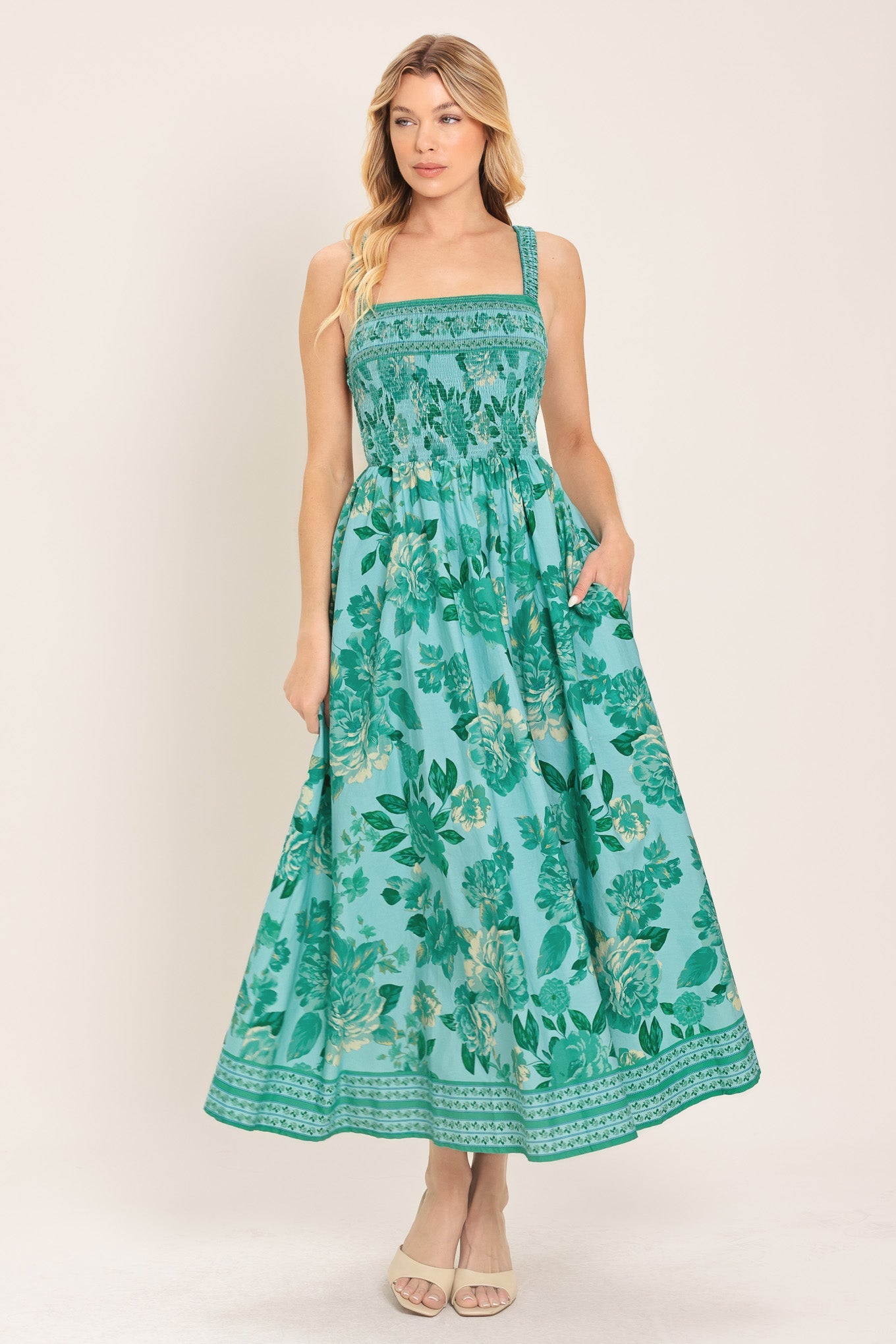Mint Paradiso Woven Midi Dress – Zulily