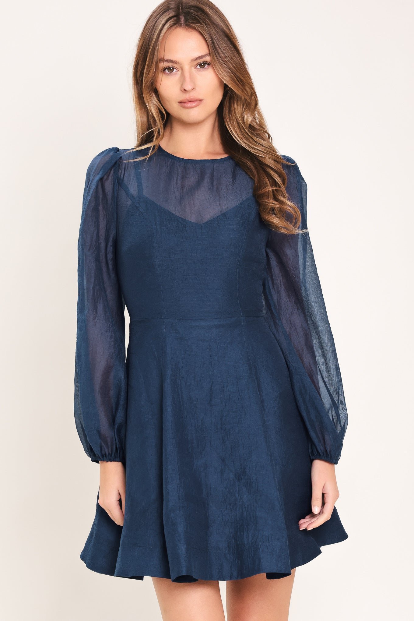 Twilight Charm Woven Mini Dress – Zulily