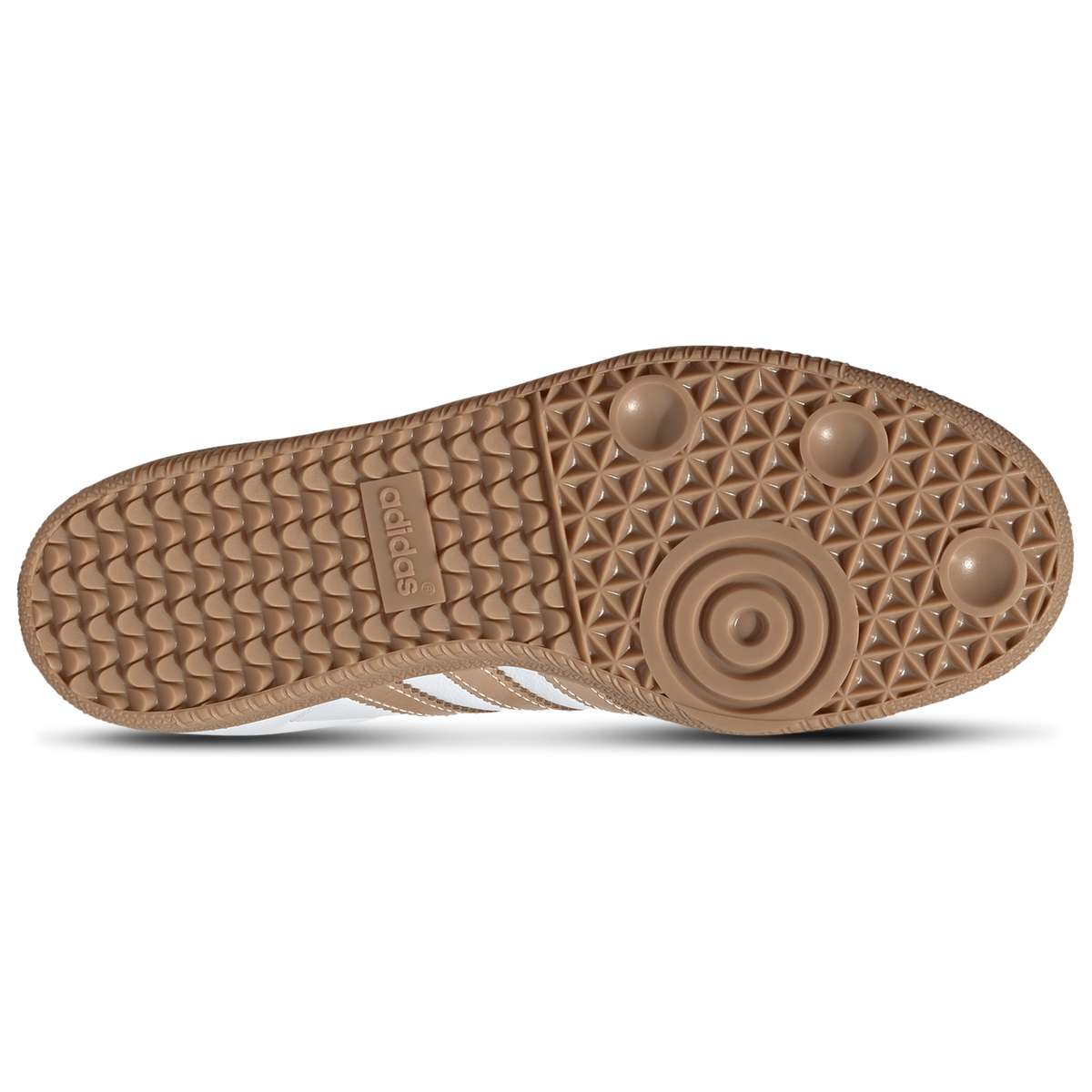 adidas Samba OG Women's Sneakers - Cloud White / Wonder Gold Metallic