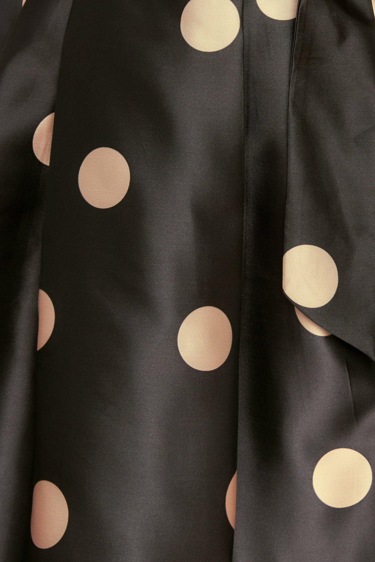 Moonlight Dots Woven Full Midi Skirt