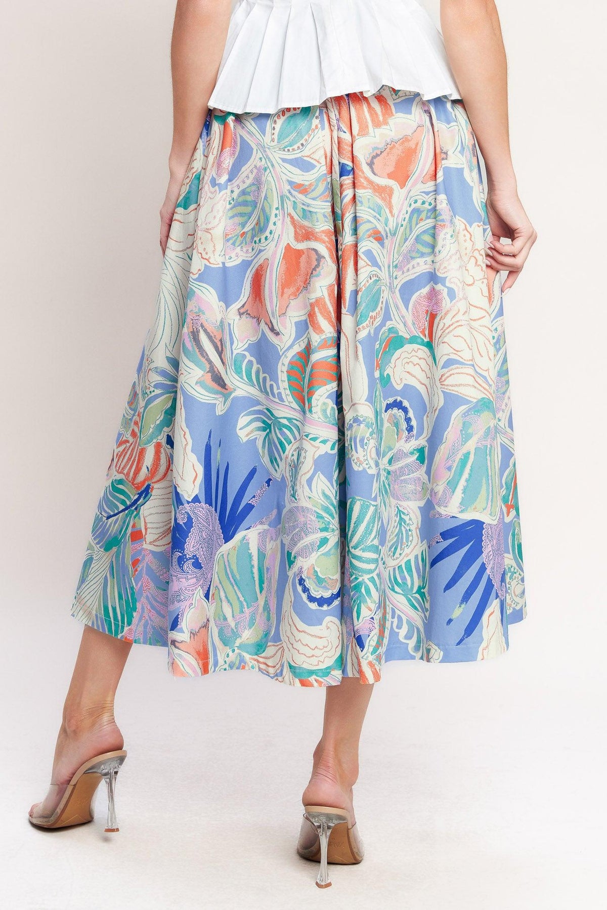 Made for Daydreams Woven Full Skirt