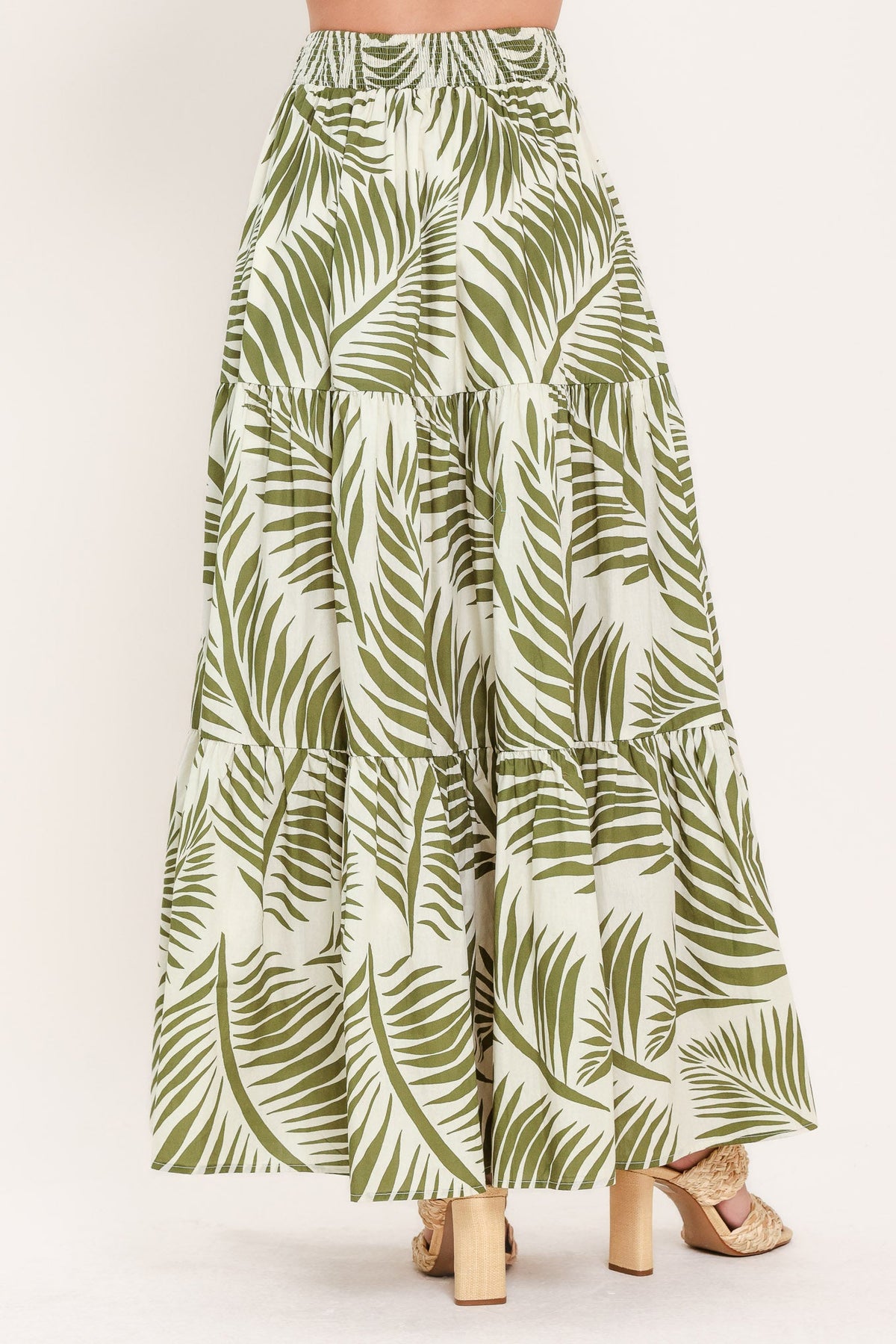 Coastal Canopy Woven Maxi Skirt