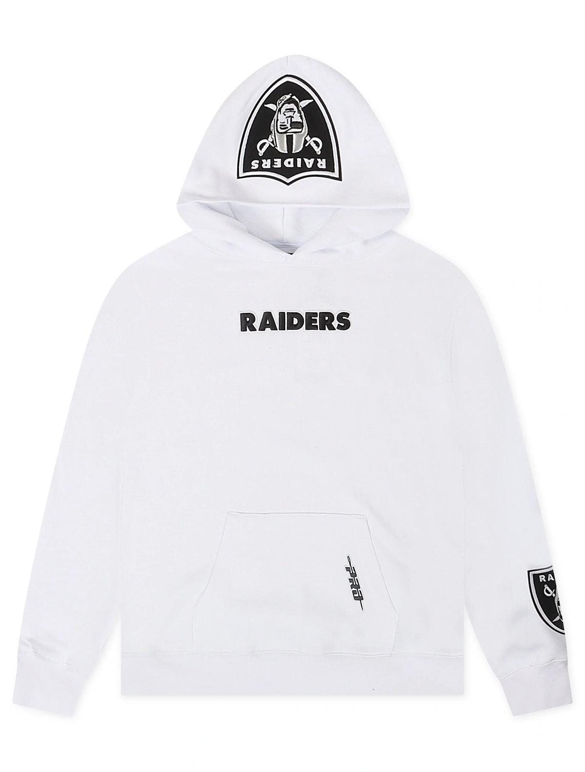 Pro Standard Las Vegas Raiders Wingspan Drop Shoulder Hoodie - White