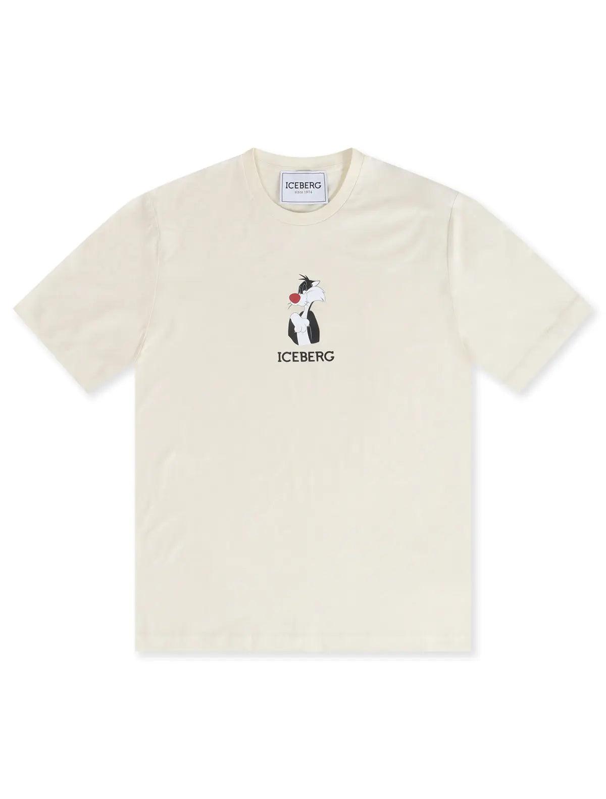 Iceberg Sylvester The Cat Tee - Cream