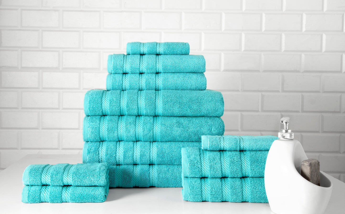 Antalya Turkish Cotton Towel Set of 12 - Classic Turkish Towels