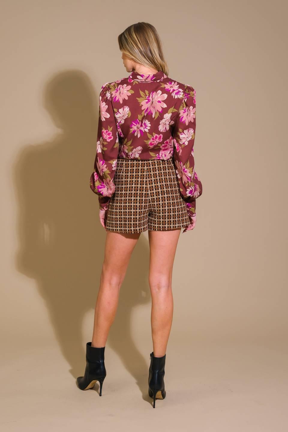 Hello Gorgeous Tweed Skort