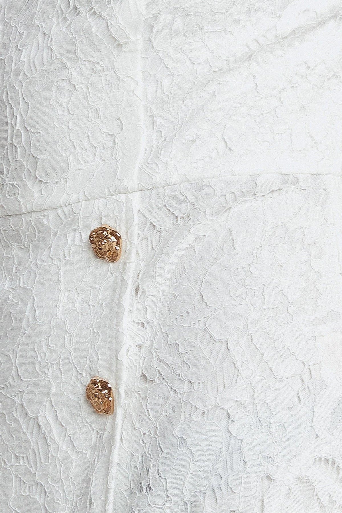 Confidently Yours Woven Lace Skort Romper