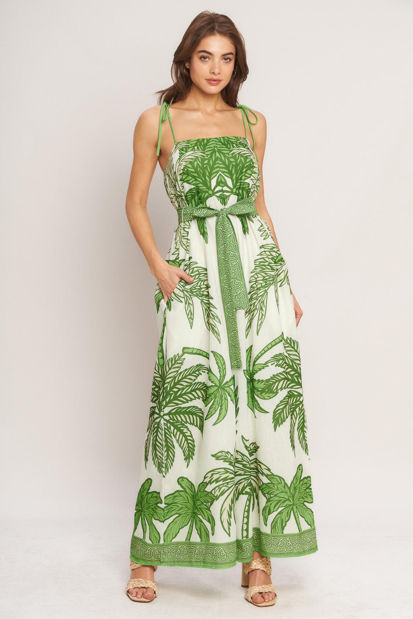 Palm Luxe Woven Jumpsuit – Zulily