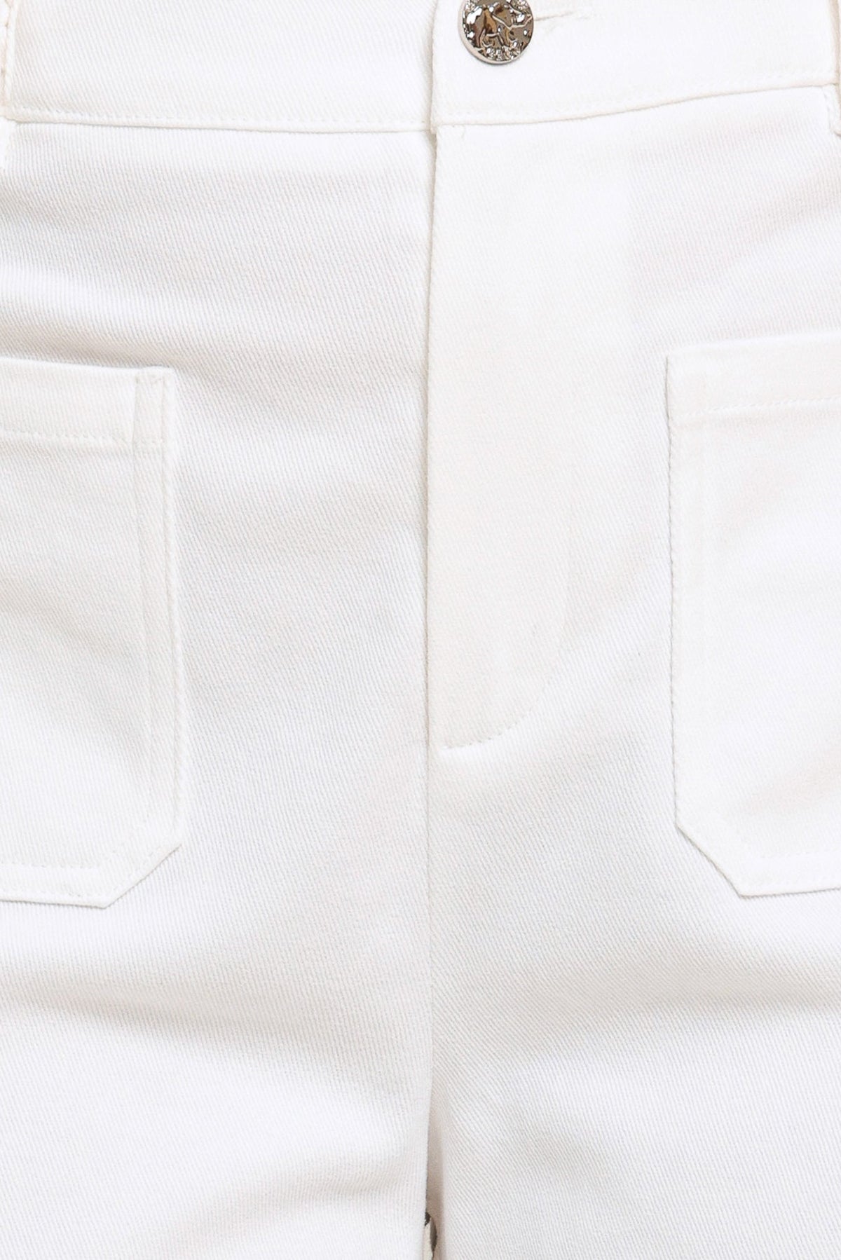 White Ease Woven Wide Pants