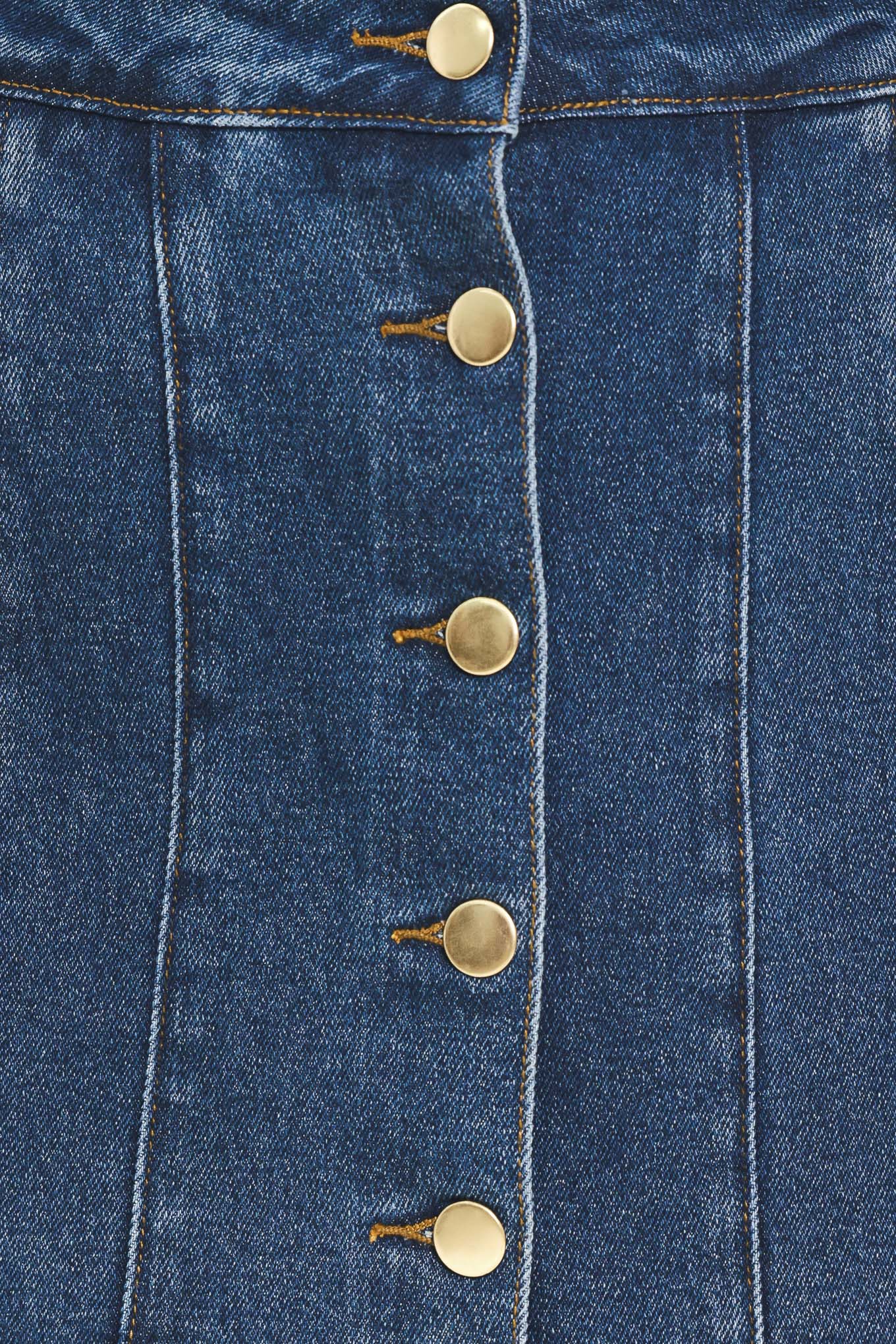 Western Pocket Denim Skort