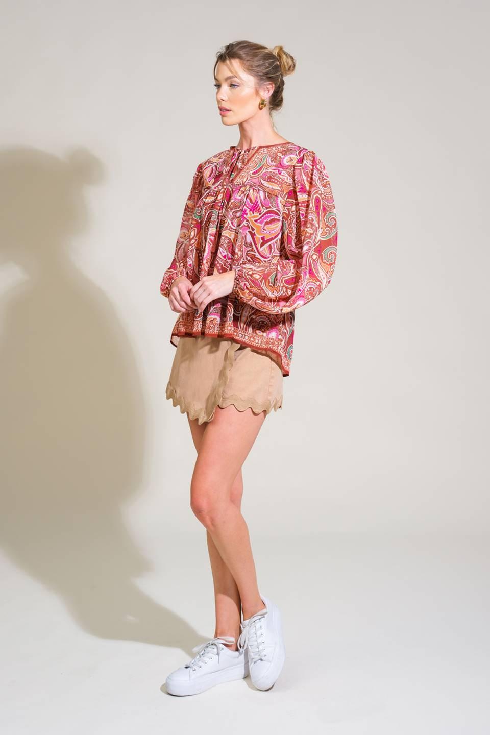 Time After Time Woven Top
