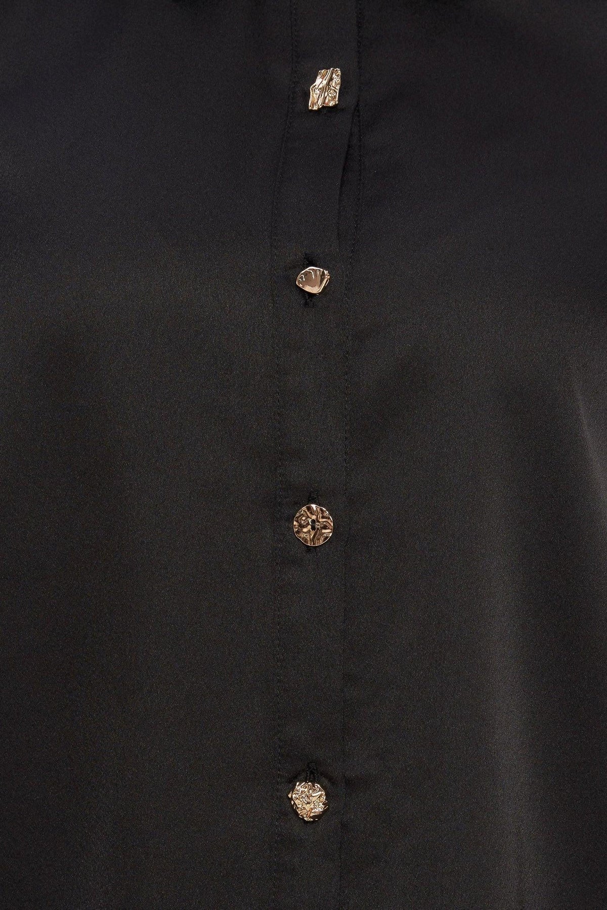 Black Orbit Woven Top