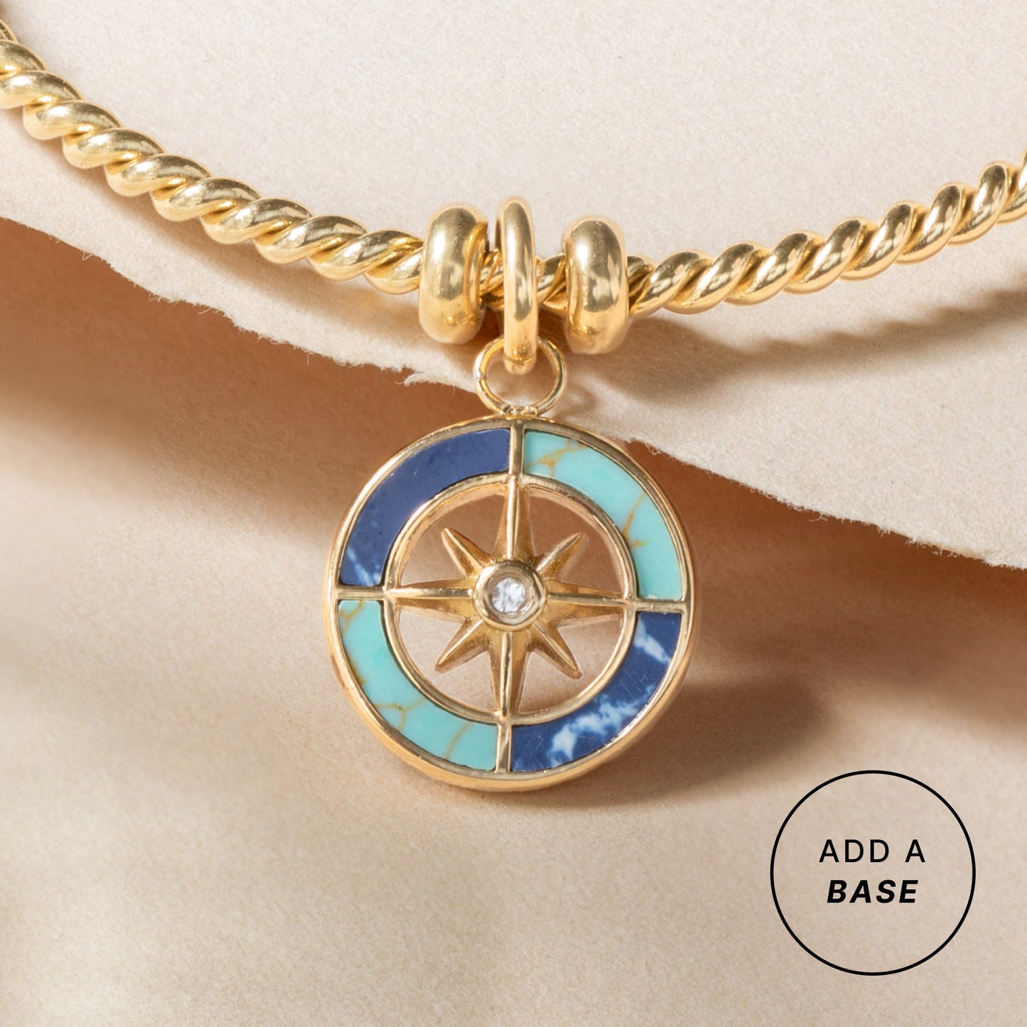 Compass Interchangeable Charm