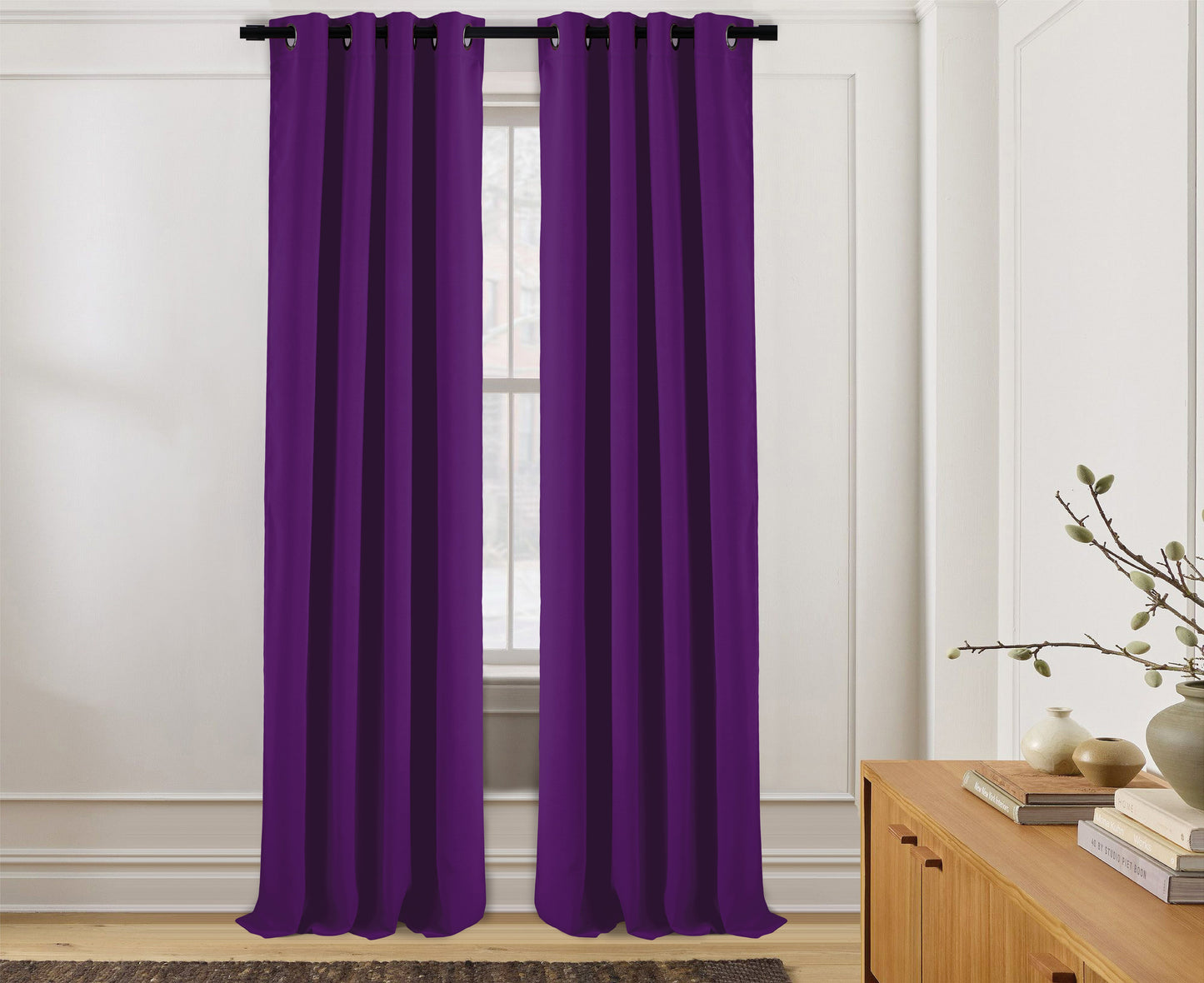 2 Pack - 55'' X 84'' Solid Thermal Blackout Panels (19 Colors)