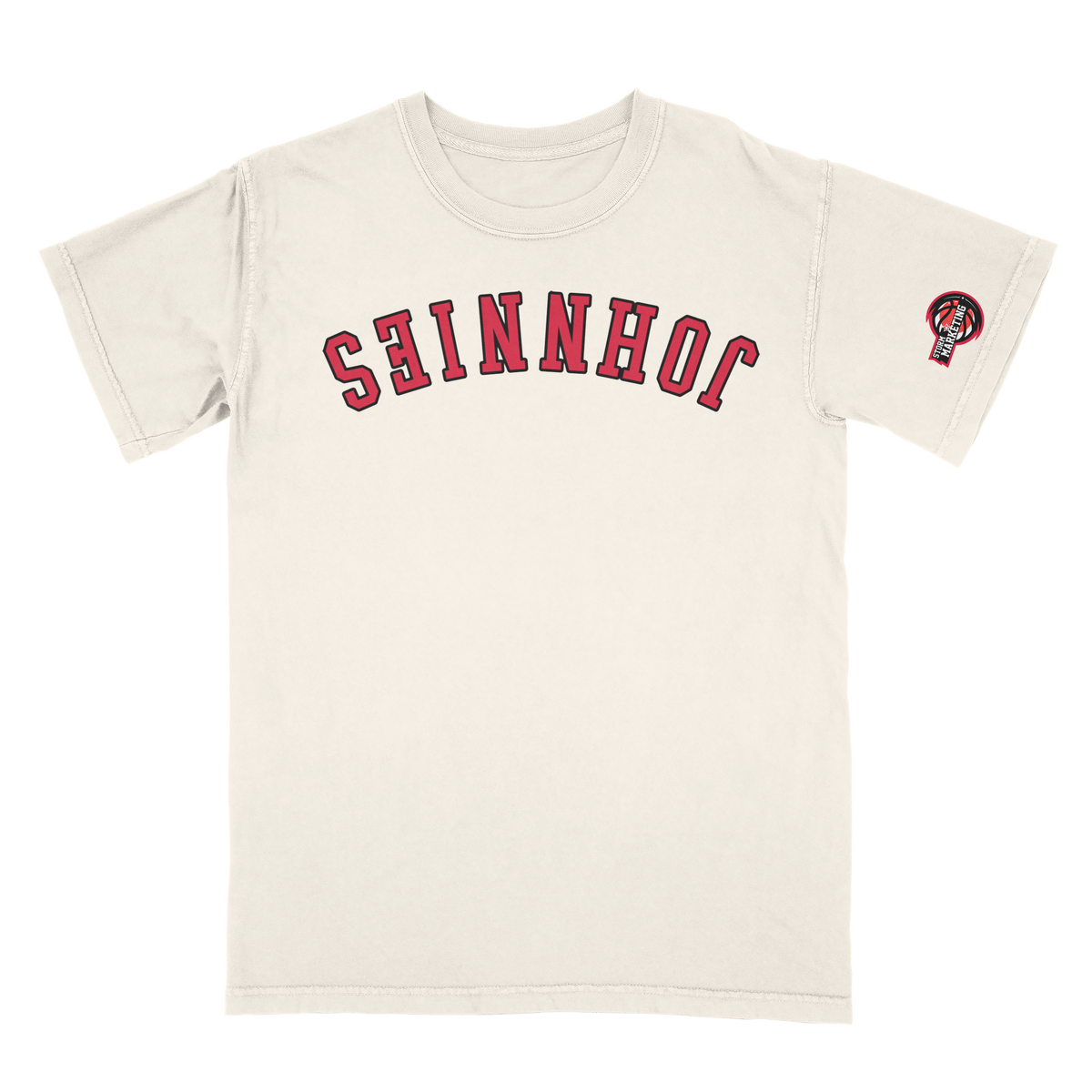 Official Storm Marketing X St. John's Upside Down Limited Edition Graphic T-Shirt