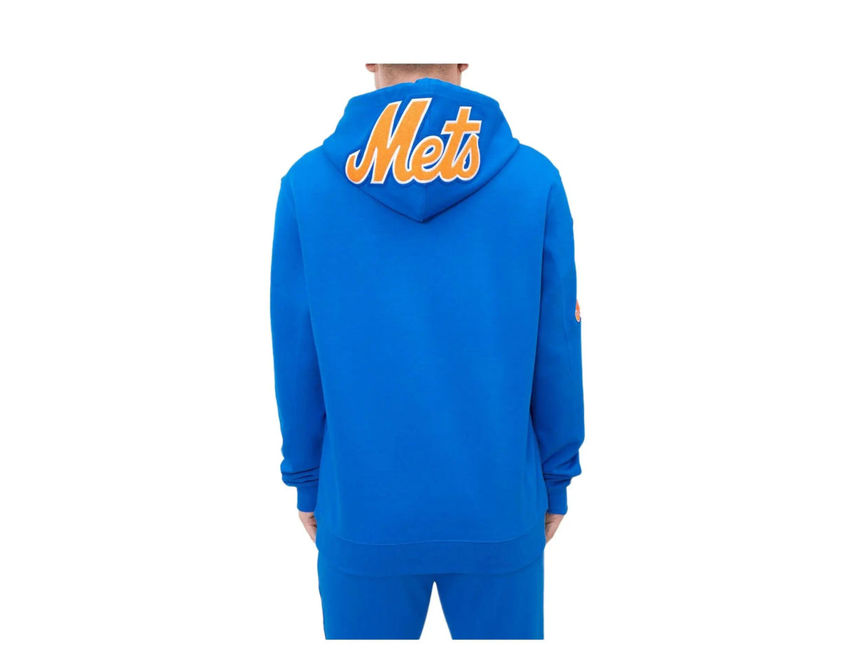 Pro Standard New York Mets Classic Chenille Men Hoodie Royal Blue