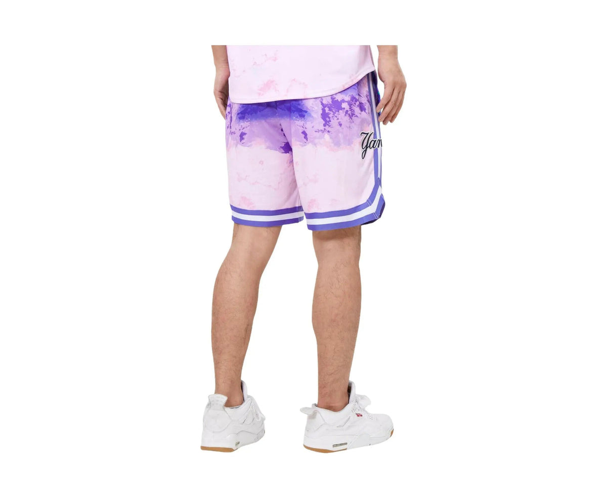 Pro Standard New York Yankees Pro Team Pink Dye Men Shorts Pink Dye