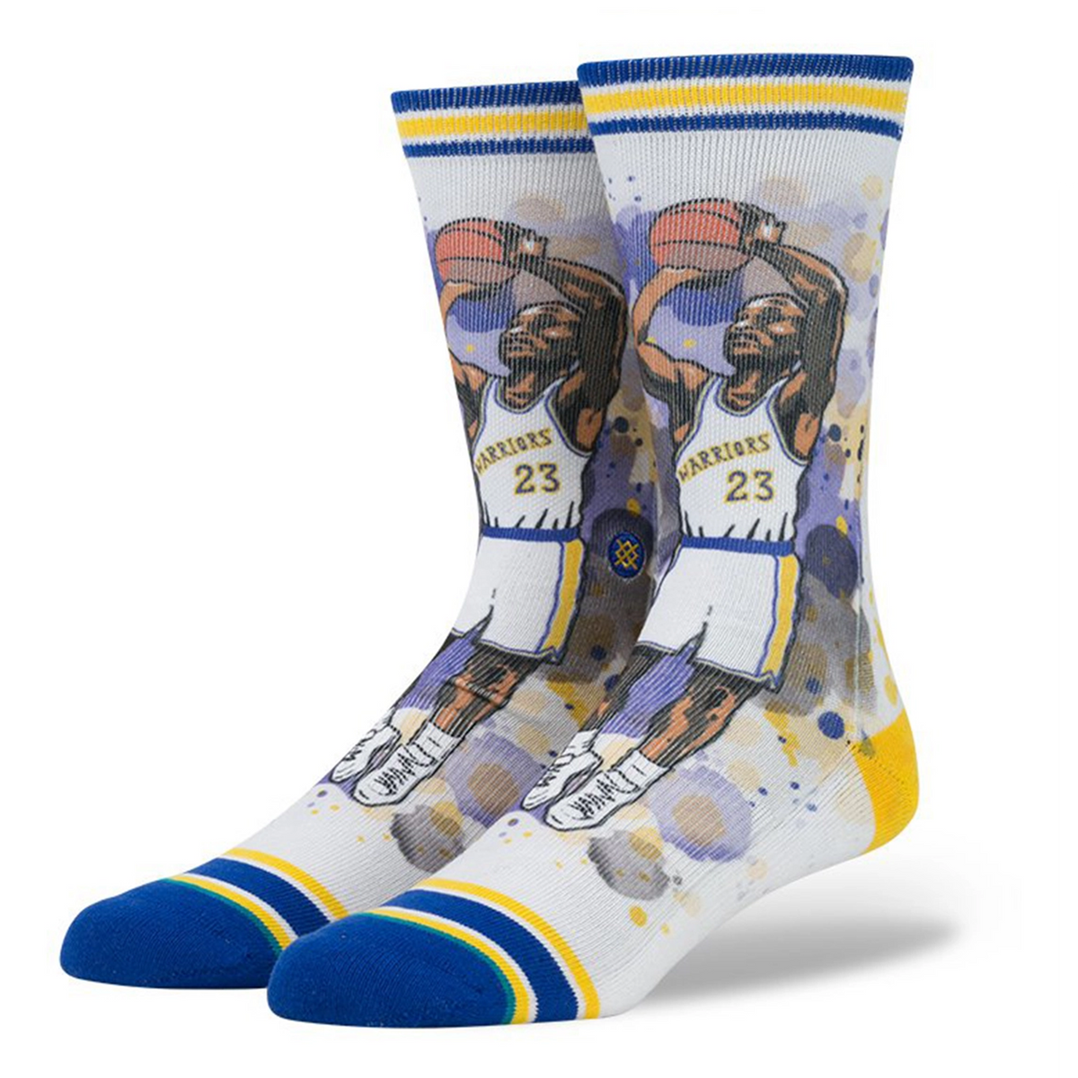 Stance Men's NBA Golden State Warriors Socks Richmond