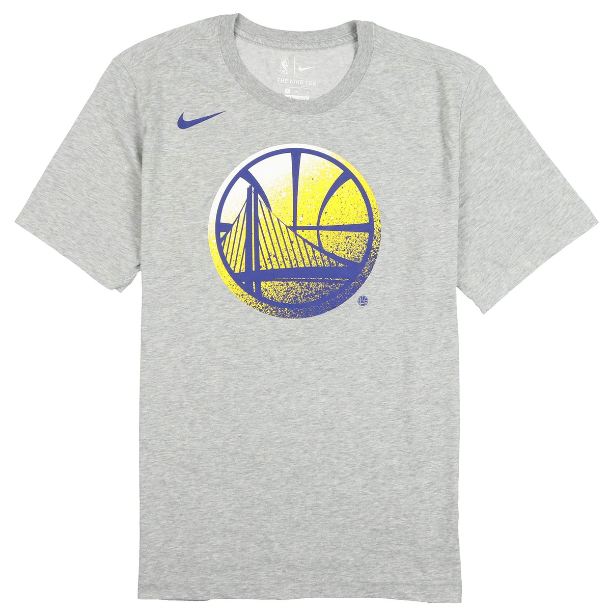 Nike Men's NBA Golden State Warriors Mezzo Print Logo T-Shirt