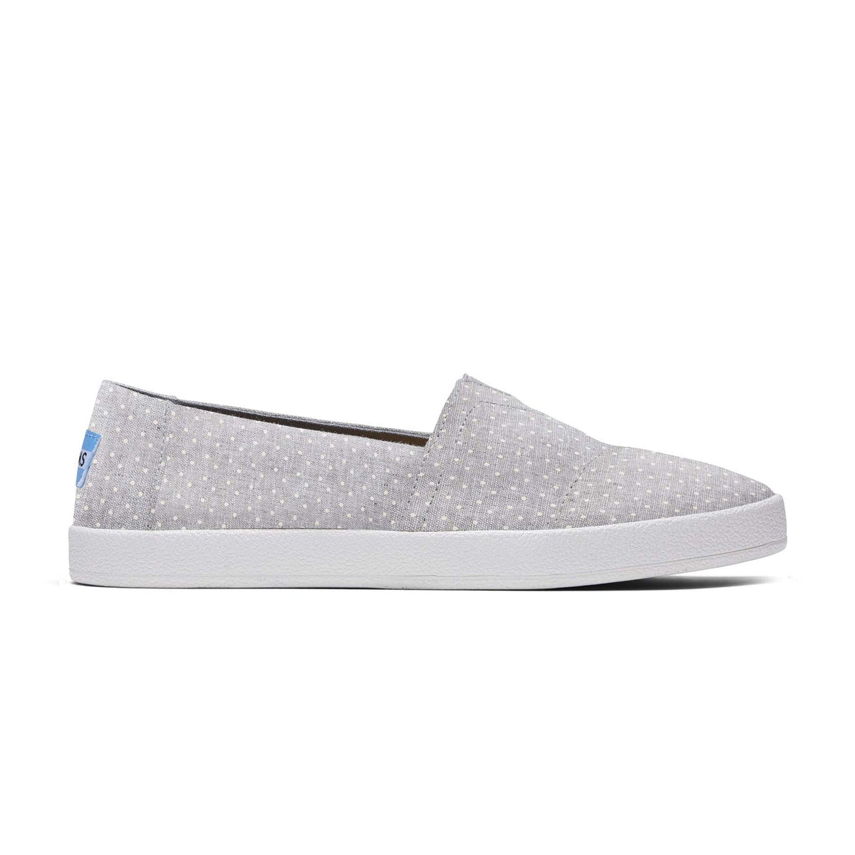 Toms Women's Avalon - Drizzle Grey Chambray Dot