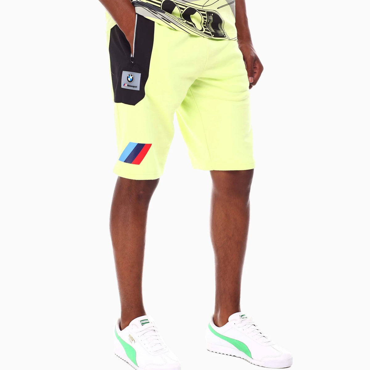 Puma Men's Bmw Motorsport Street Sweat Shorts 11" Shorts