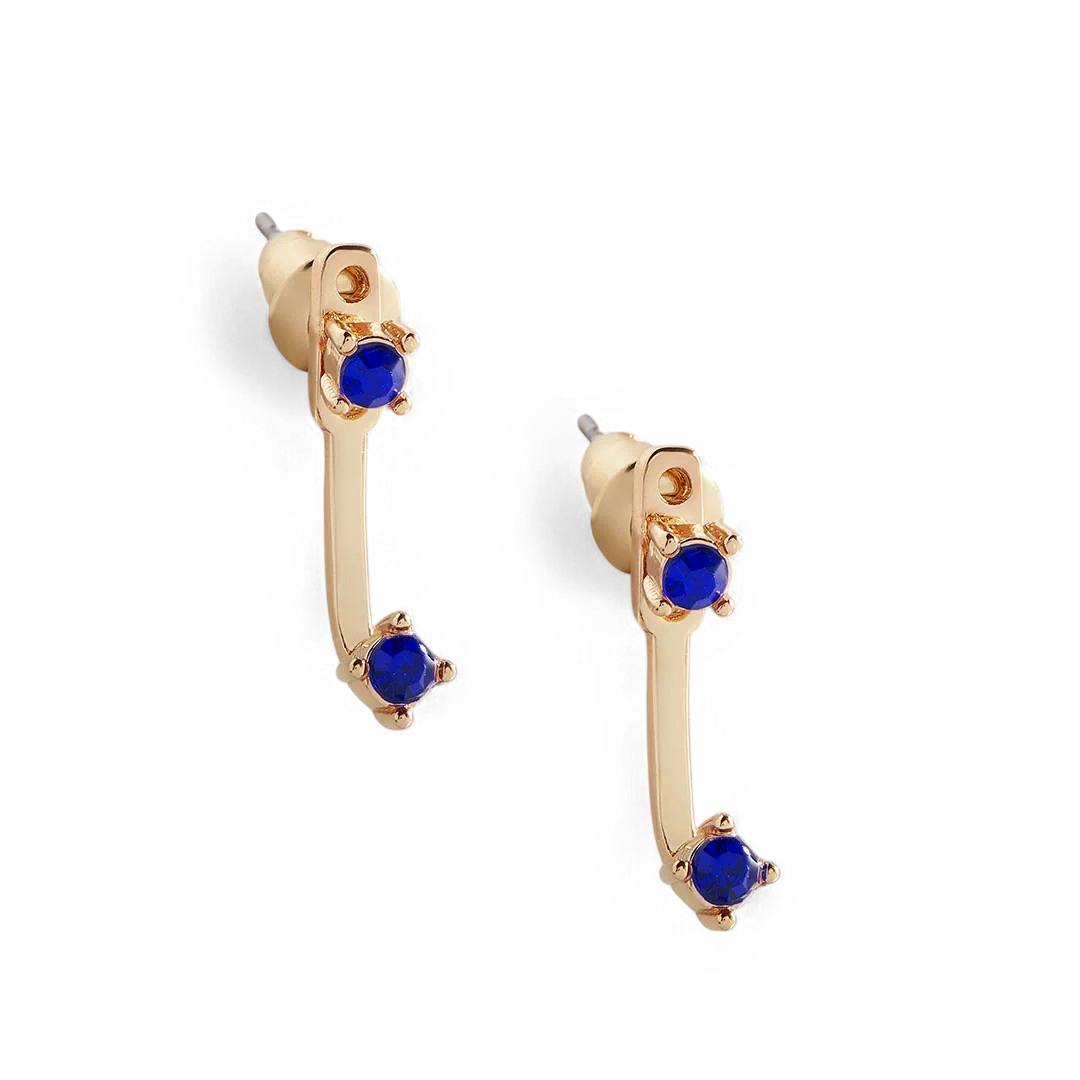 Mint & Lily Birthstone Drop Ear Jacket Earrings