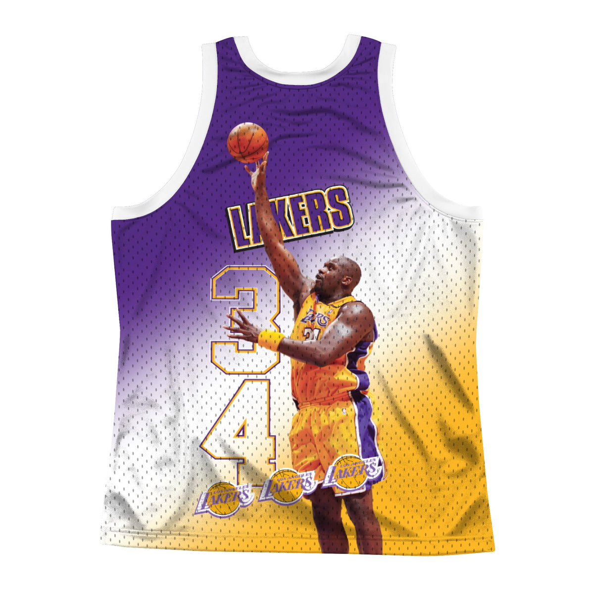 Mitchell & Ness Men's NBA Behind The Back Tank Los Angeles Lakers Shaq