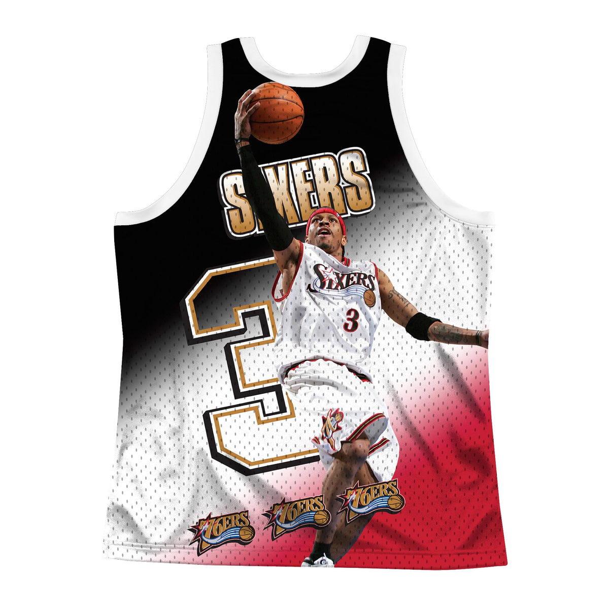 Mitchell & Ness Men's NBA Behind The Back Tank Philadelphia 76Ers Allen Iverson