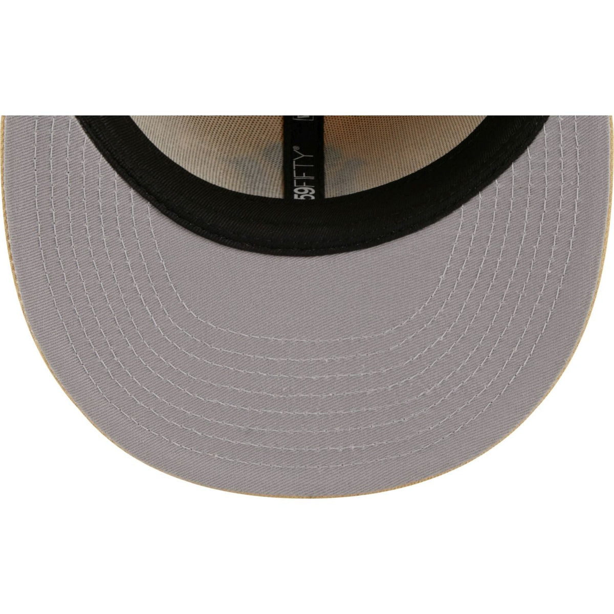 New Era Men's MLB Ny Yankees 5950 Raffia Front Fitted Beige