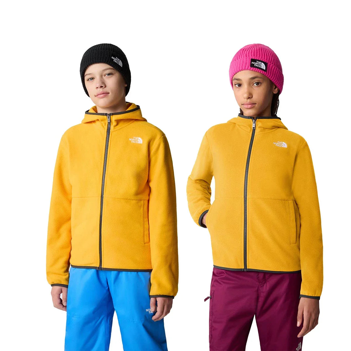 The North Face Youth Fleece Glacier Full Zip Hooded Jacket Jackets