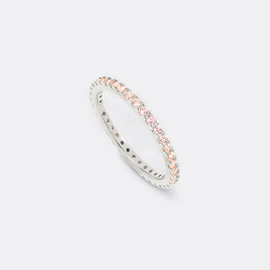 Mint & Lily October Birthstone Eternity Stacking Ring