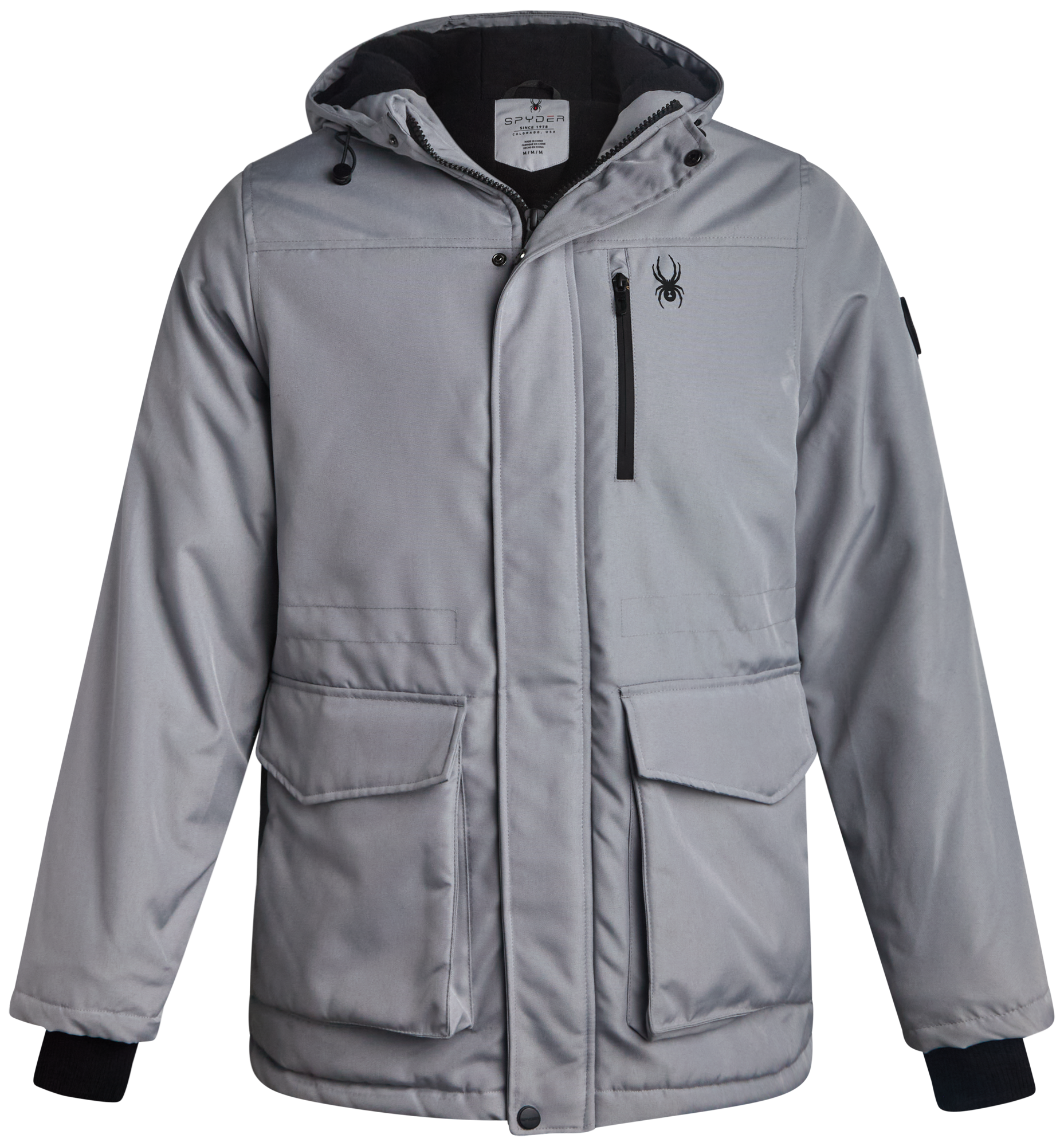 Spyder Mens Parka Jacket - Pewter – Zulily