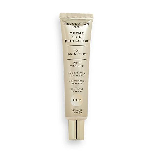 Revolution Pro CC Cream Skin Tint: Natural Finish, Light Coverage & Hydrating Color Correcting Cream with Vitamin E - Vegan