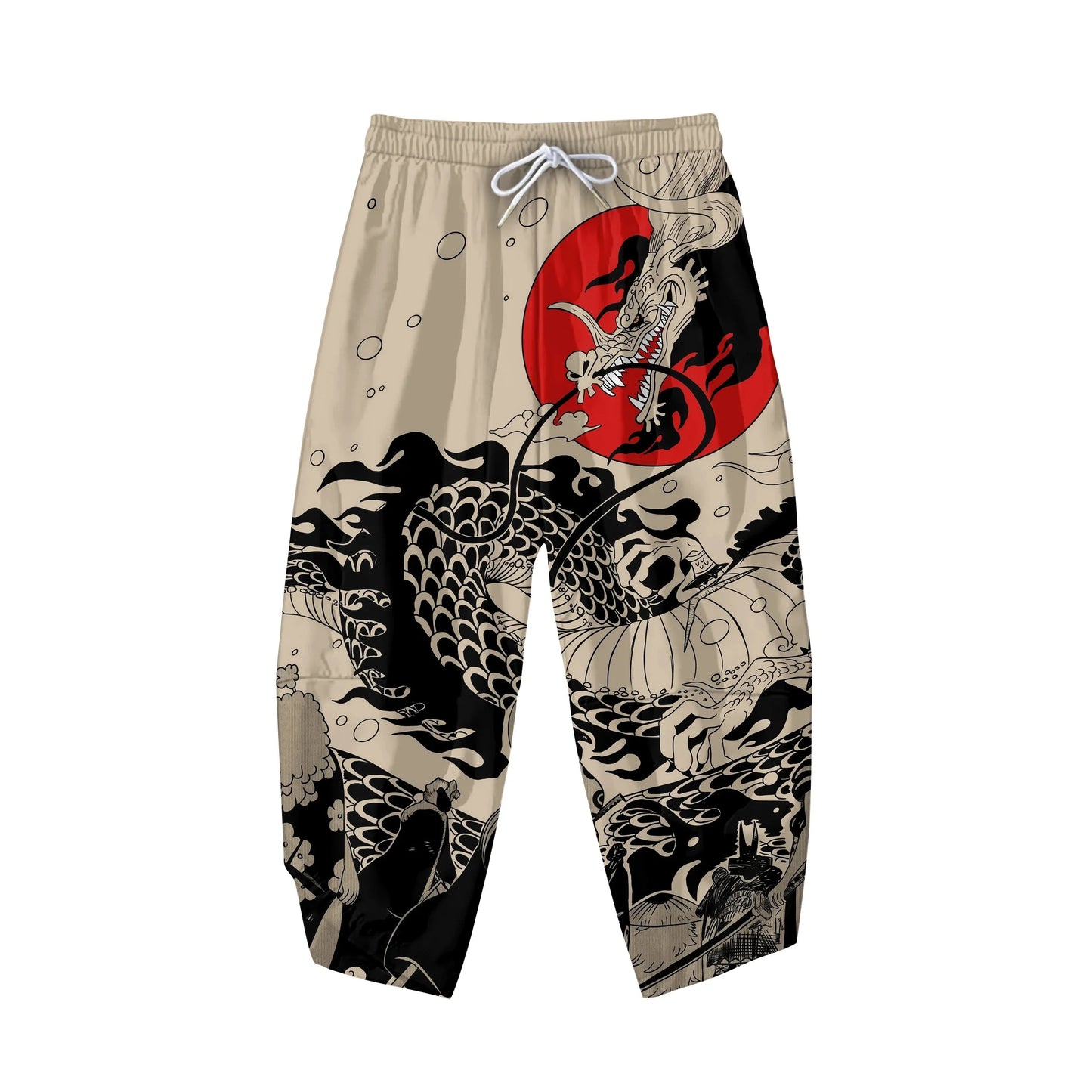 đ Summer Japanese Style Anime Dragon Print Haori Yukata