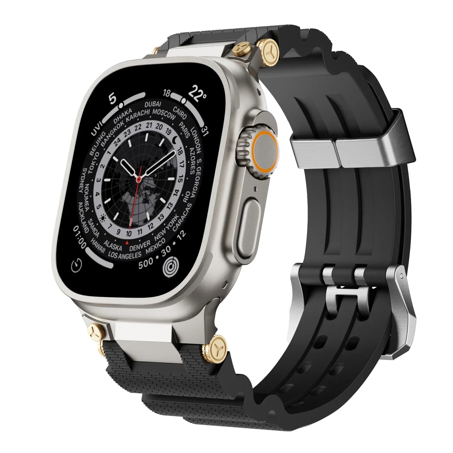 Apple Watch Silicone Sports Strap - Waterproof Rubber Band