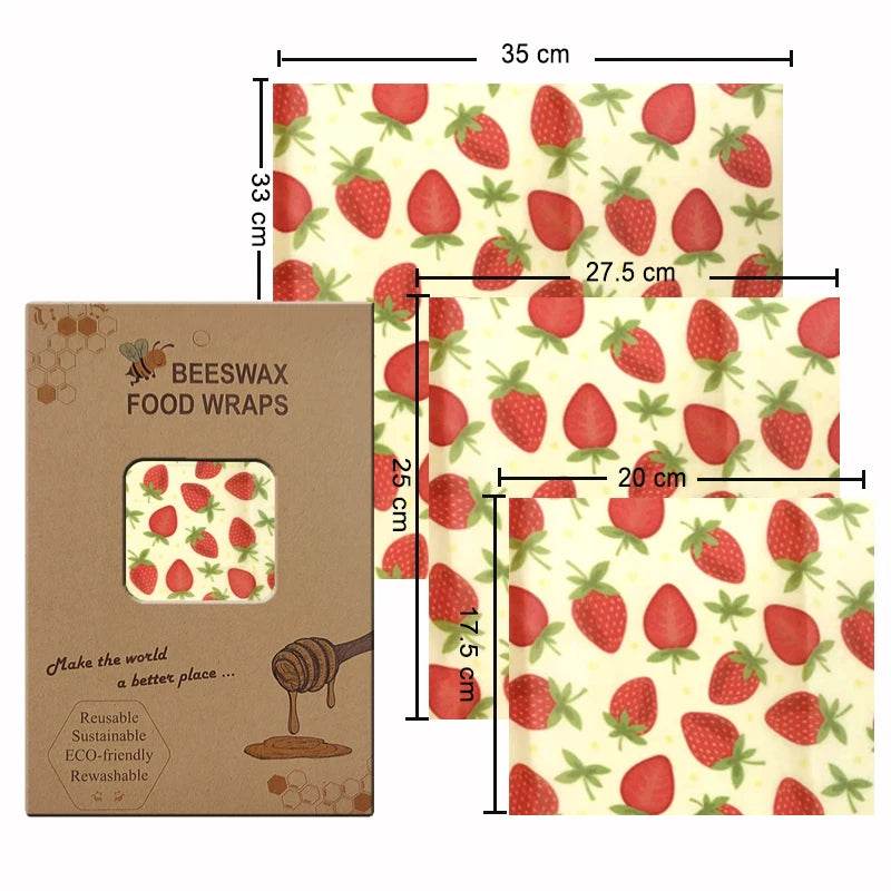 Eco-Friendly Reusable Food Wraps