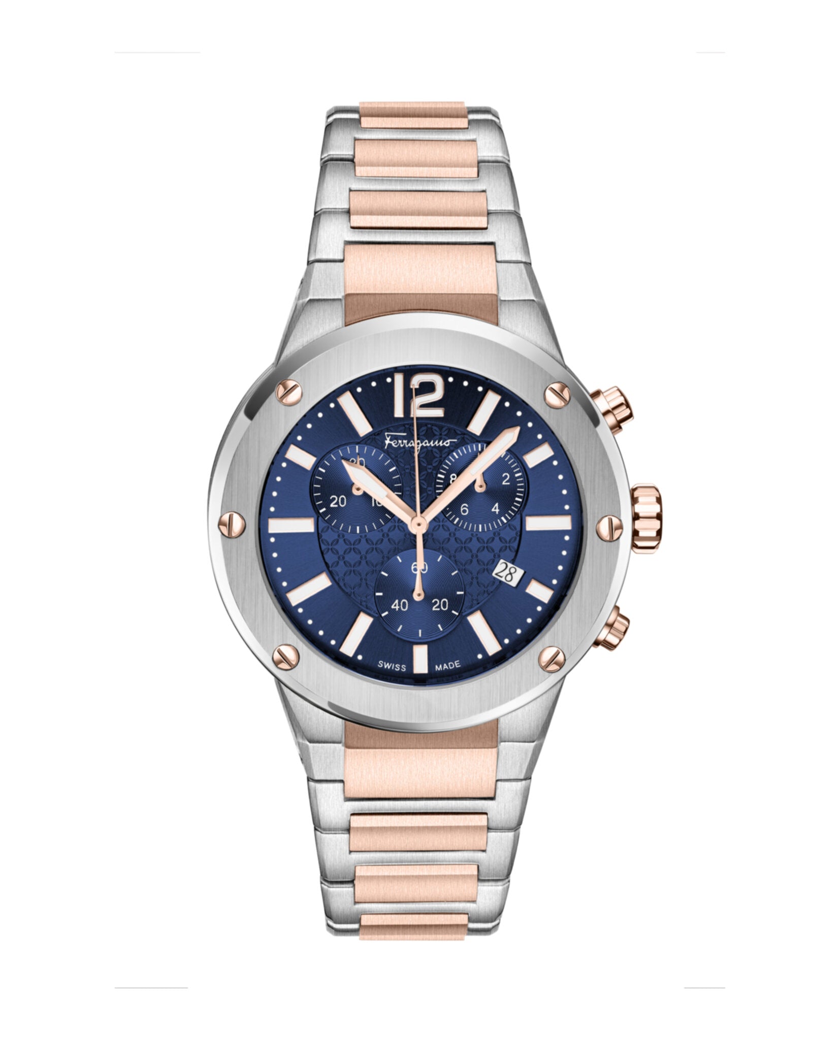 Ferragamo Swiss Quartz Stainless Steel Watch Salvatore Ferragamo Slim 35mm Steel Silver Dial Quartz  main image 3
