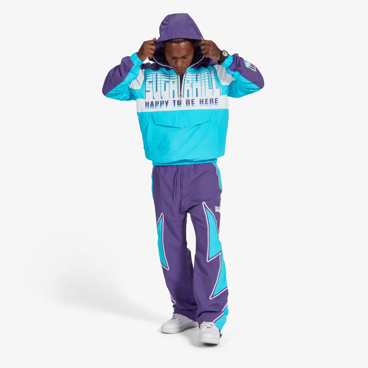Sugarhill Bolt Windbreaker Jacket - Purple