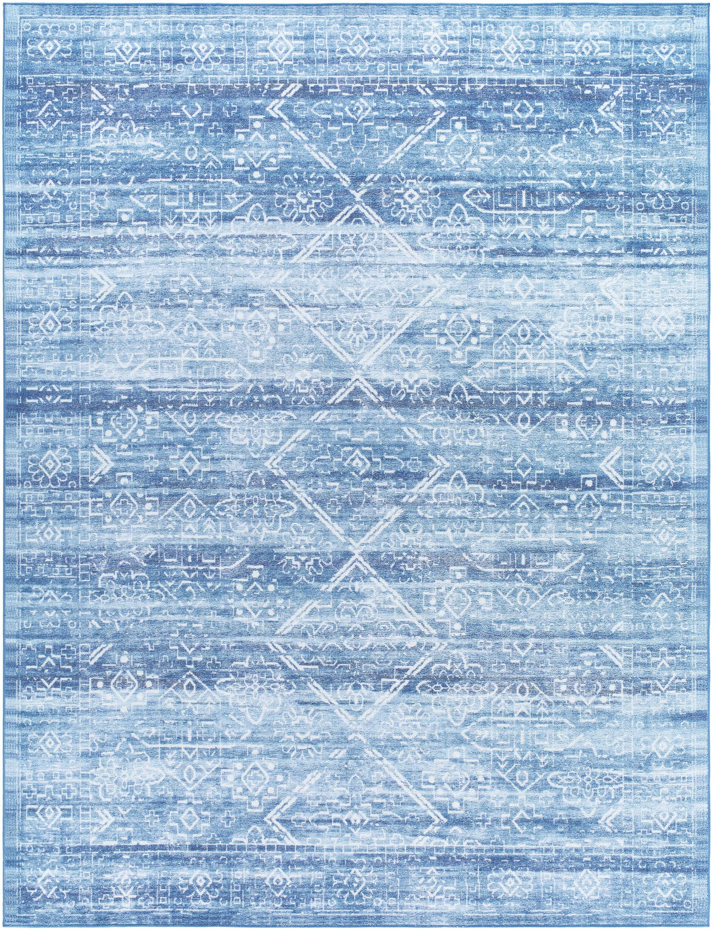 Blake Arctic Sky Washable Area Rug